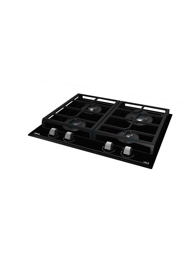 TEKA - Glass Gas Hob With Exactflame Function 112570033 Black - Image 1