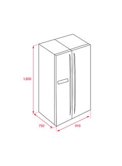 TEKA Rmf 75920 4-Door No Frost Refrigerator With Energy 100 W 113430030 Grey/White  - Image 3