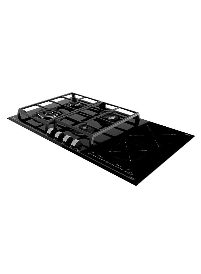 TEKA Gas On Glass + Induction Hob With Direct Functions And 6 Cooking Zones In 90Cm Of Butane, 3500W 112570144 Black - Image 5