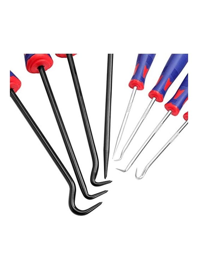 Generic 9-Piece Precision Hooks With Scraper Multicolour  - Image 3
