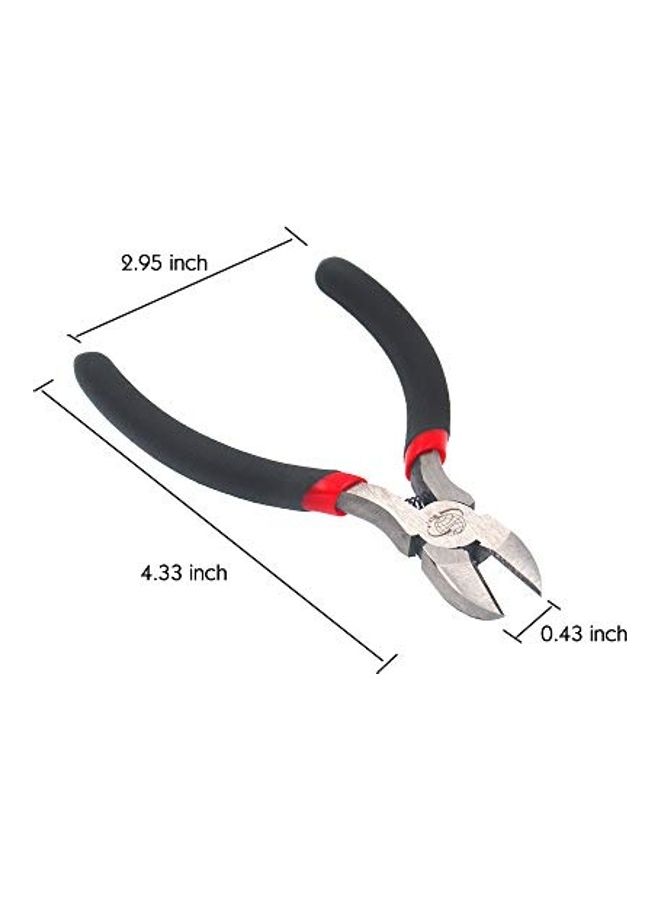 3-Piece Wire Cutter Set Silver/Black/Red  - Image 2