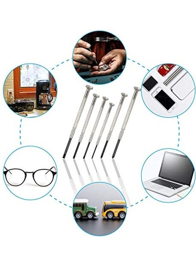 6-Piece Screwdriver Set Multicolour 0.74x5.62x2.94inch  - Image 4