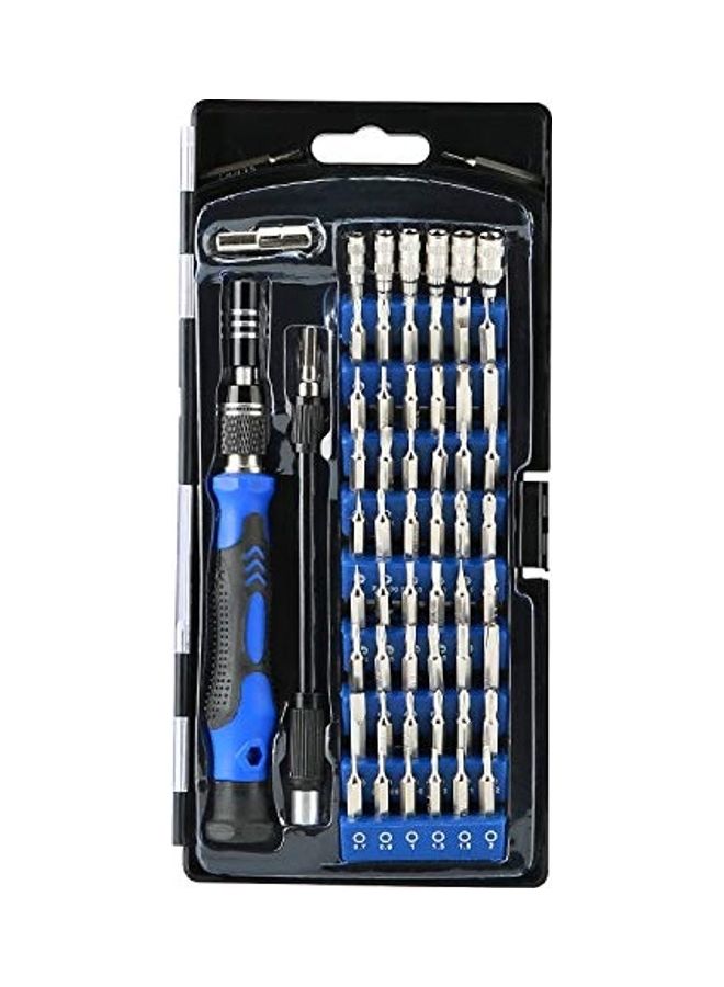 طقم مفكات براغي دقيقة مكون من 60 قطعة متعدد الألوان 1.25x9.25x4.48بوصة  - Image 1