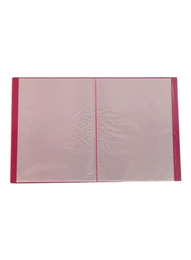 A4 Polypropylene File Pink - Image 2