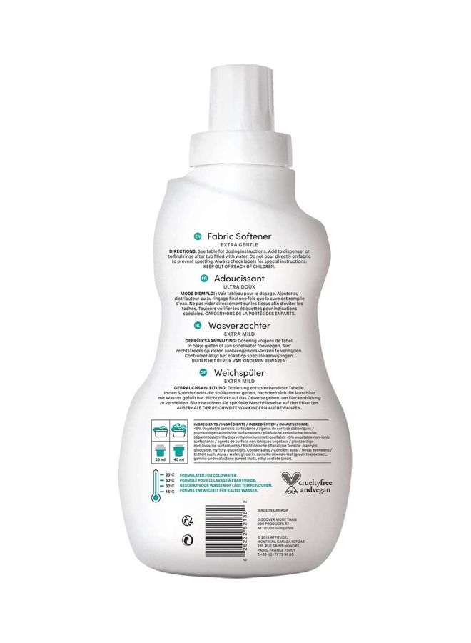 Attitude - Fabric Softener, Pear Nectar - 1L - Image 1