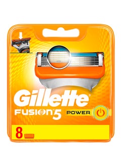 Fusion Power Men’s Razor Blades, 8 Refills