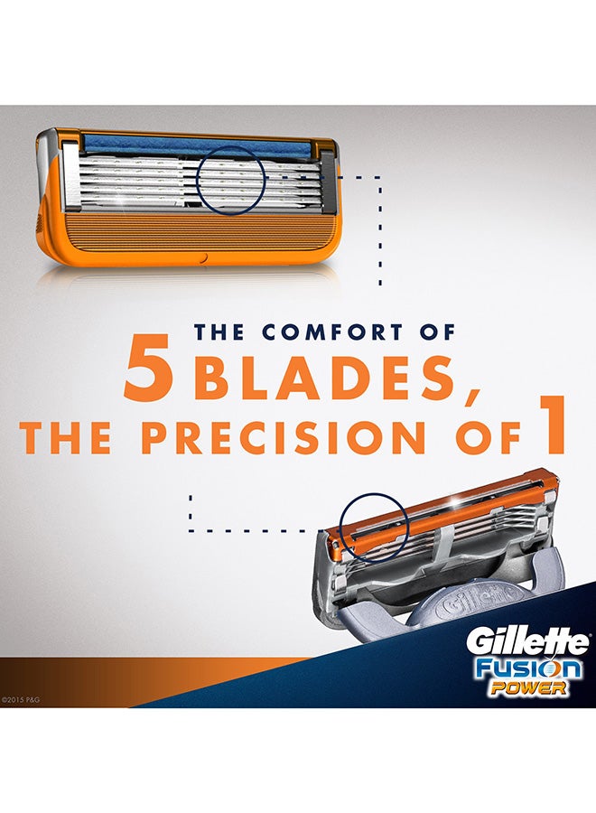 Gillette - Fusion Power Men’s Razor Blades, 8 Refills - Image 1