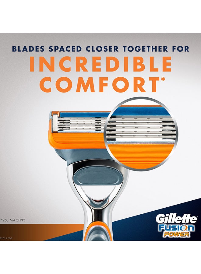Gillette - Fusion Power Men’s Razor Blades, 8 Refills - Image 1