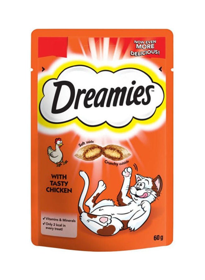 Dreamies - Cat Treats Chicken MultiColour 60grams - Image 1