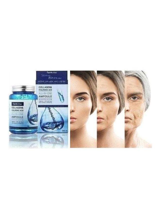 Farm Stay Collagen And Hyaluronic Acid All In One Ampoule Multicolour 250ml - Image 3