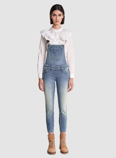 SALSA Push-Up Washed Dungarees Blue  - Image 1