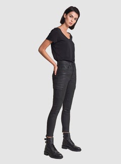 SALSA Push-In Capri Trousers Black  - Image 3