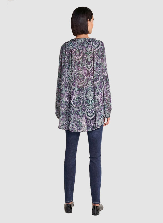 SALSA - All Over Print Top Multicolour - Image 1