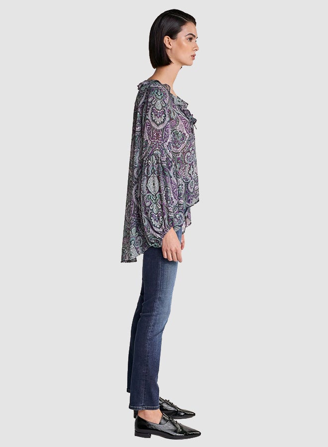 SALSA - All Over Print Top Multicolour - Image 1