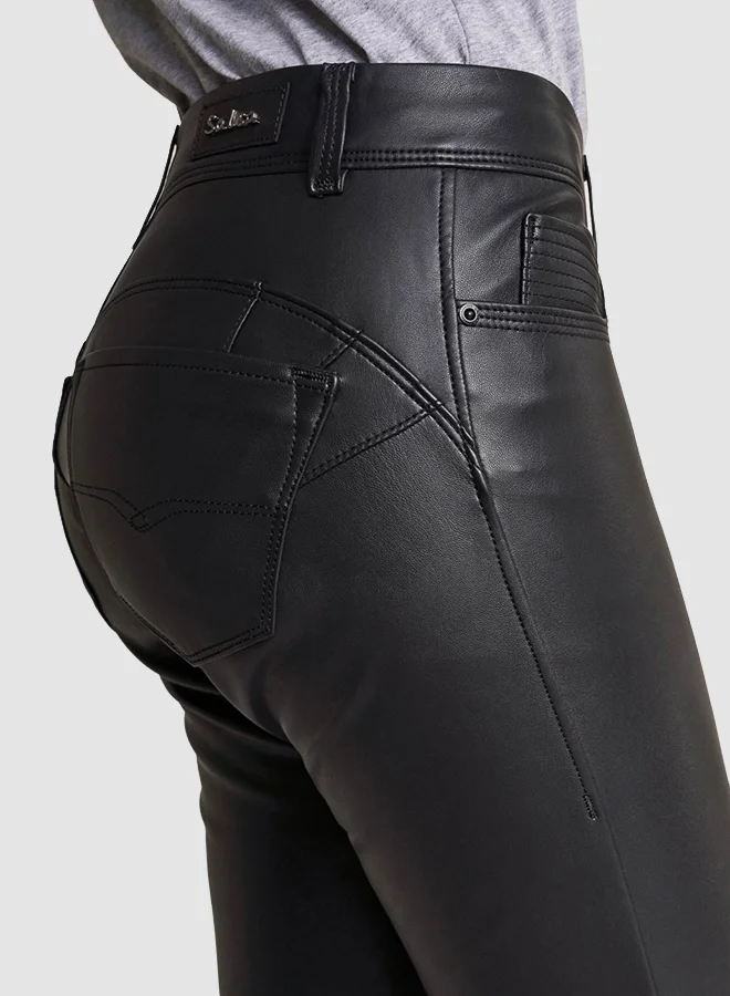 SALSA Push-Up Capri Pants Black