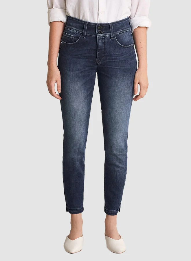 SALSA Push-In Capri Jeans Blue