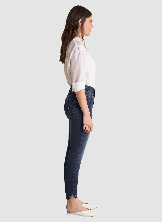 SALSA Push-In Capri Jeans Blue