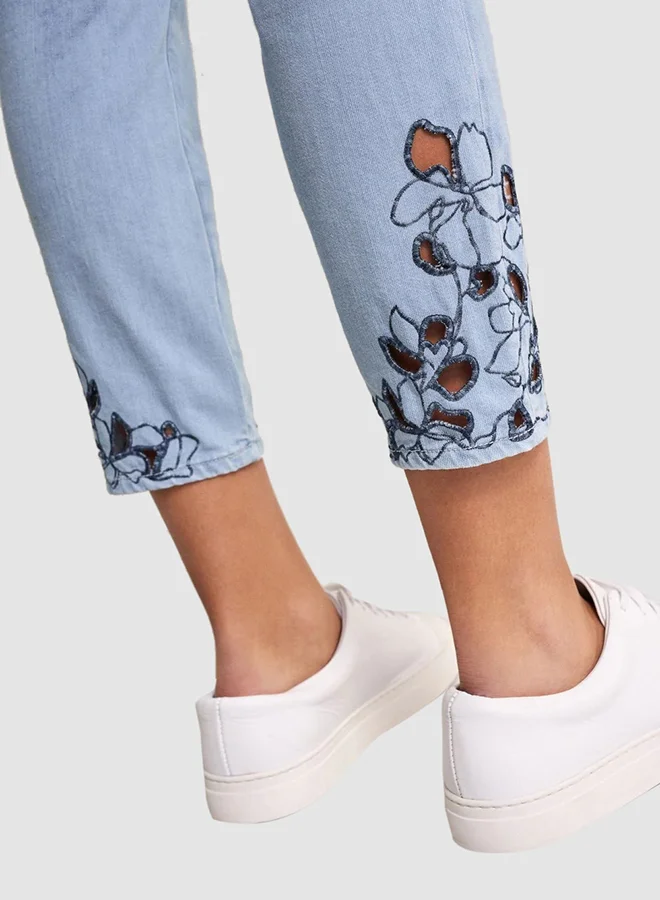 SALSA Push-Up Capri Jeans Blue