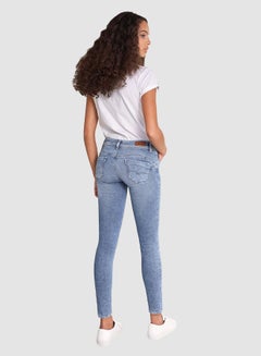 SALSA Push-Up Light Ripped Skinny Jeans Blue  - Image 2