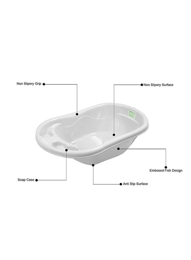 SunBaby Baby Big Plastic Bathtub With Bath Toddler Seat - Image 2