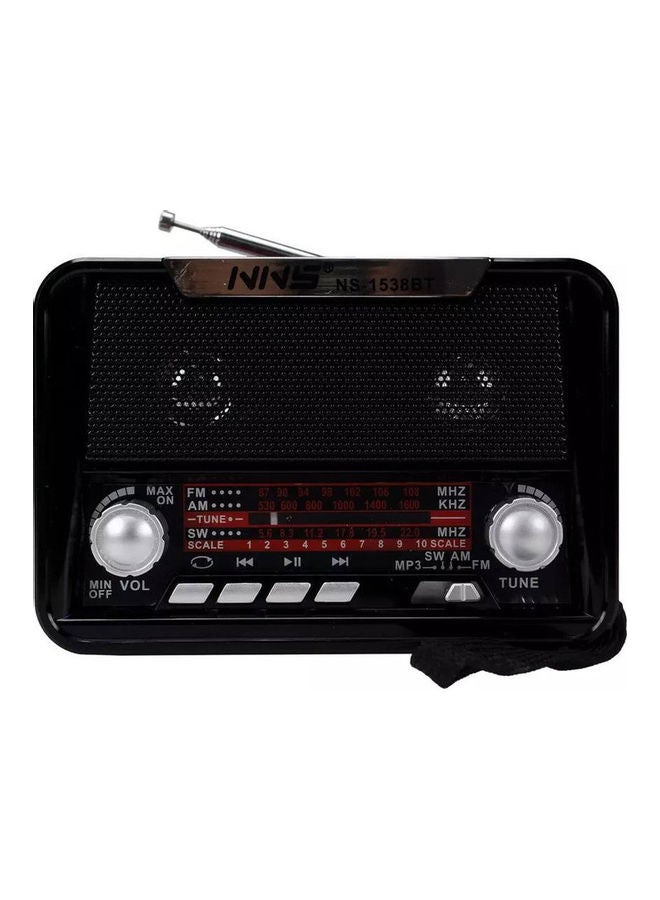 Generic - Radio Roll - Bluetooth + Usb + Memory Card Input + Aux Input NS-1537BT Black And Beige - Image 1