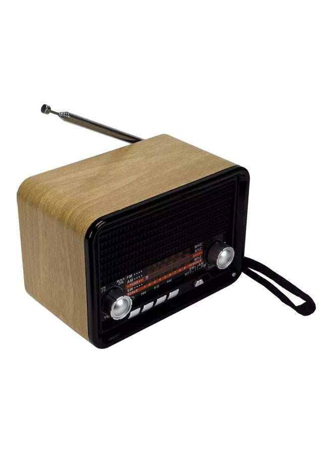 Generic - Radio Roll - Bluetooth + Usb + Memory Card Input + Aux Input NS-1537BT Black And Beige - Image 1