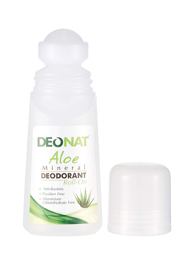 DEONAT - Aloe Mineral Deodorant Roll On 65ml - Image 1