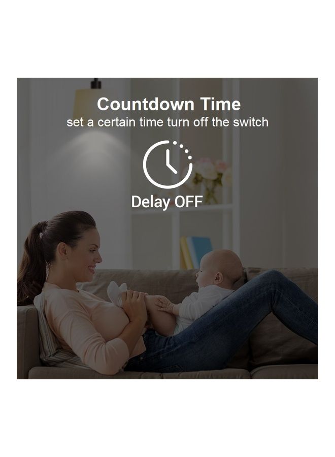 Broadlink - Smart Switch 3 Gang Works With Alexa Google Home IFTTT White - Image 1