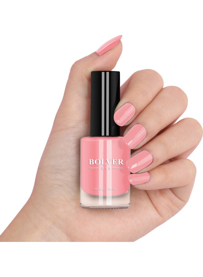 بولفر طلاء أظافر بلون غير لامع وردي