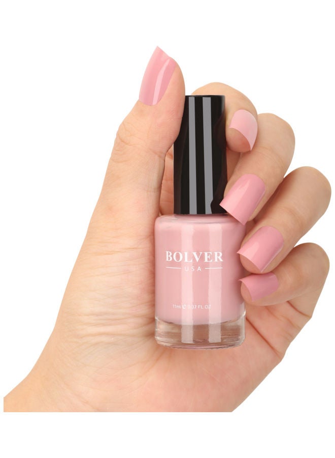 بولفر طلاء أظافر بلون غير لامع وردي