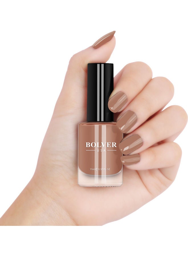 BOLVER Nail Polish Matte Brown