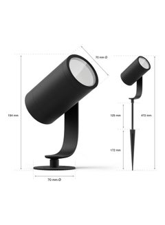 Philips Hue Spot Lily Extension Kit Black 500 x 1.3 x 1.3cm  - Image 4