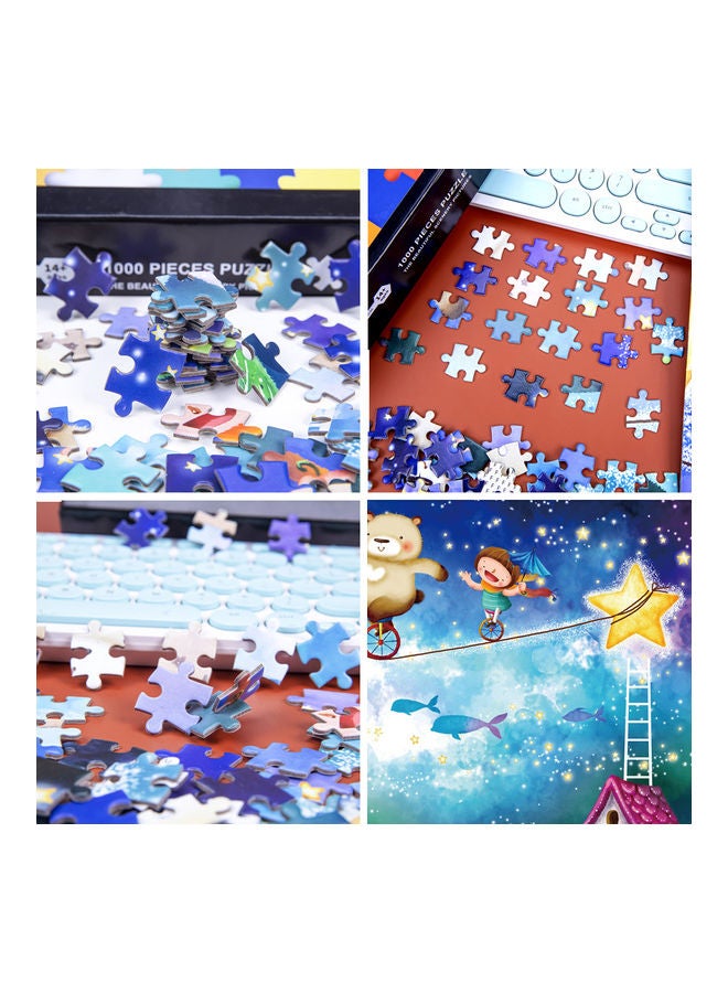 كيدل أحجية تركيب صور مقطعة مستطيلة ستار ويش من 1000 قطعة - Image 3