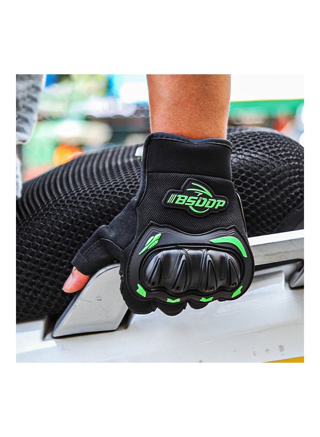 Generic 1-Pair Non-Slip Half-Finger Motorbike Glove for Climbing Hiking - Image 2