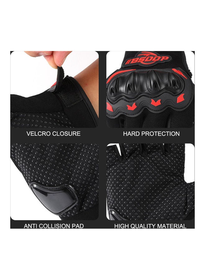 Generic 1-Pair Non-Slip Half-Finger Motorbike Glove for Climbing Hiking - Image 3
