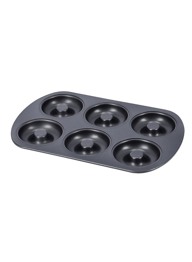 Royalford 6-Cavity Donut Pan Black 32cm  - Image 4