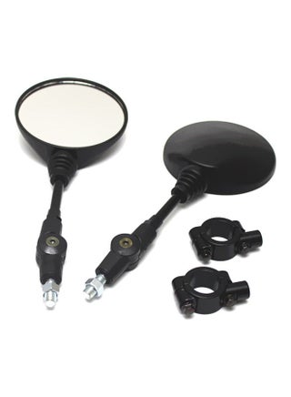 Pair Of 1 Scooter Aluminum Alloy Motorcycle Rearview Side Mirrors - v1616330036/N45492935A_5