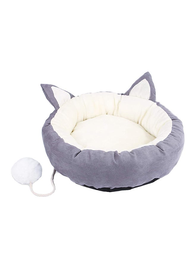 Alfa.life Round Pet Bed Grey/White 54x15cm  - Image 1