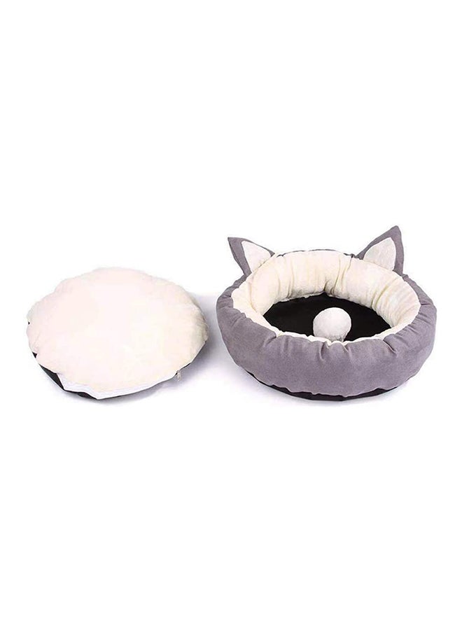Alfa.life Round Pet Bed Grey/White 54x15cm  - Image 2