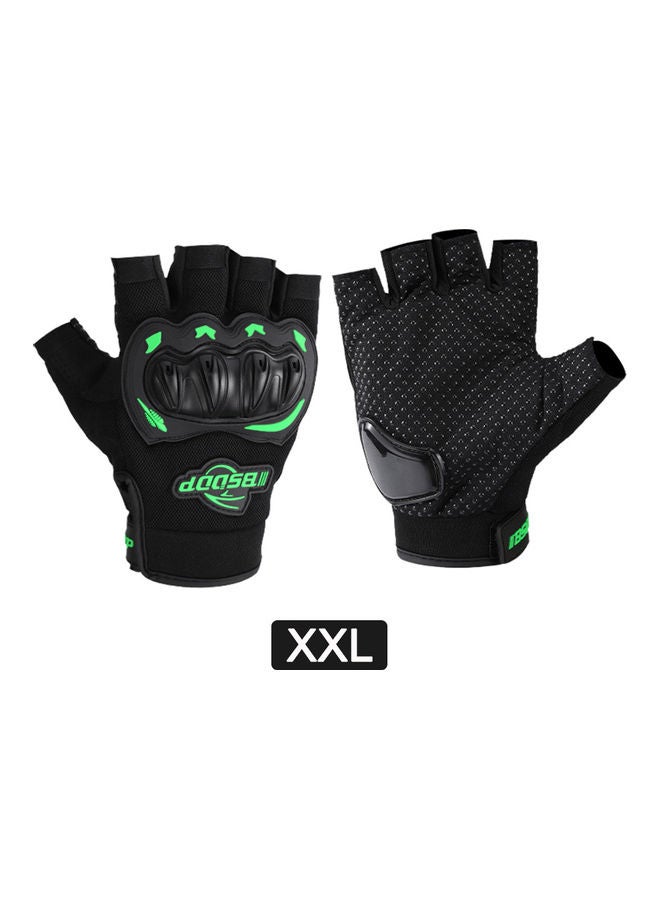 Generic Non-Slip Half-Finger Motorbike Glove for Climbing Hiking
