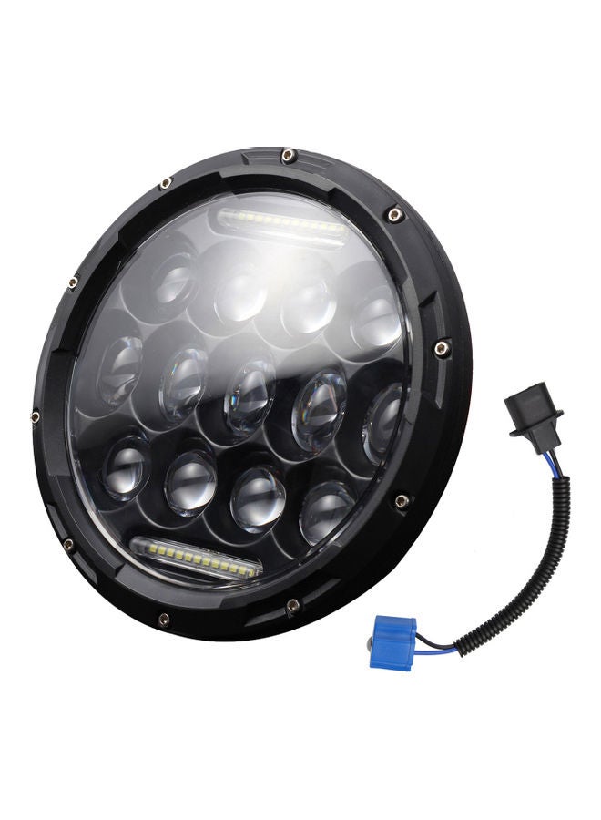 Generic 7-Inch Waterproof Round Shaped LED Front Headlight For Jeep Wrangler JK LJ  - Image 1