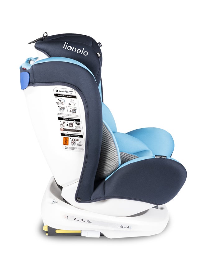 lionelo Isofix Bastiaan 360 Baby Car Seat - Blue  - Image 4