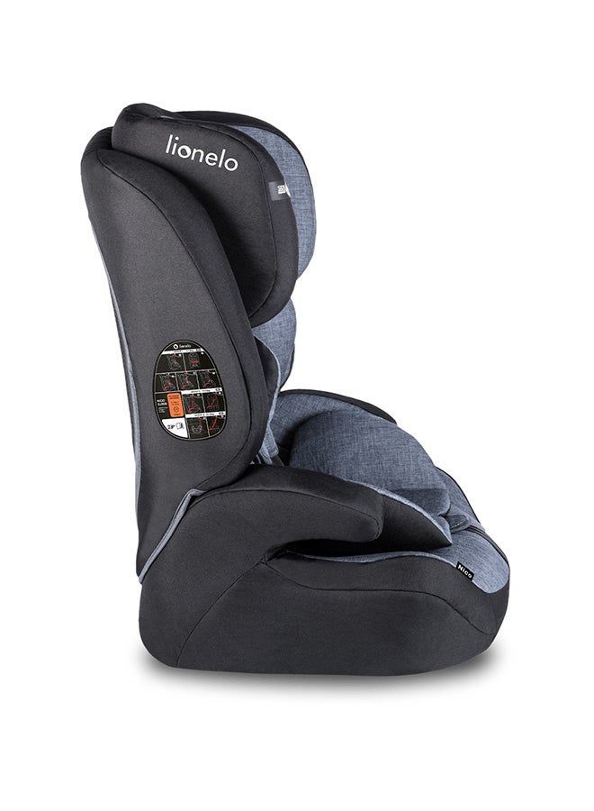 lionelo Nico Baby Car Seat For 12-18 Months - Black  - Image 4