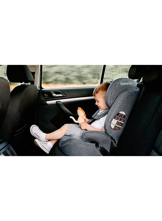 lionelo Nico Baby Car Seat For 12-18 Months - Black  - Image 5