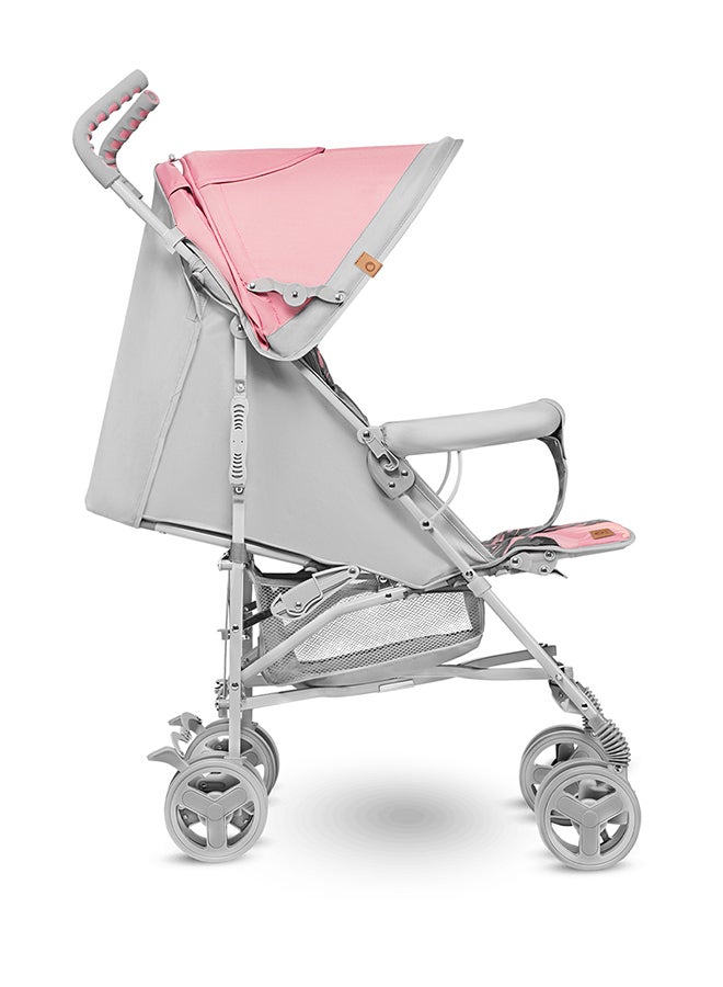 ليونيلو عربة أطفال إيليا بمقعد واحد - لون وردي تروبيكال - Image 3