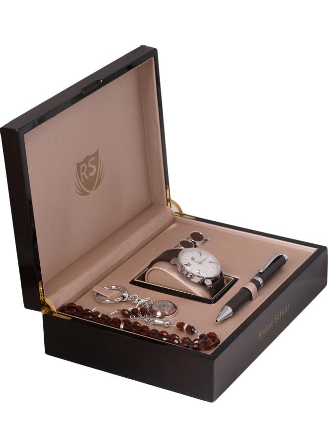 RS - Men's Analog Wrist Watch Gift Set - Image 1