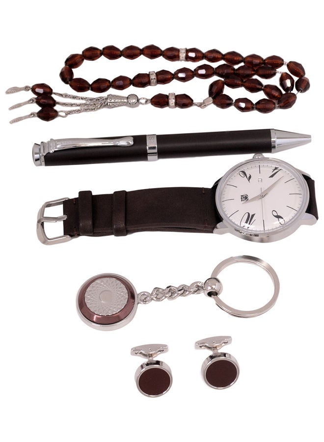 RS - Men's Analog Wrist Watch Gift Set - Image 1