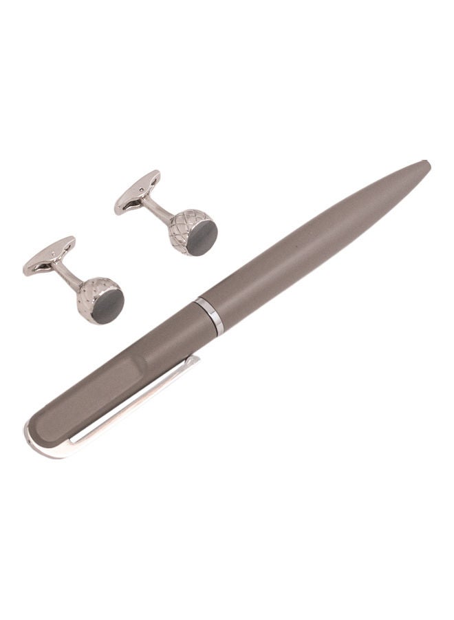 phoneme Cufflinks and Pen Set - Image 1