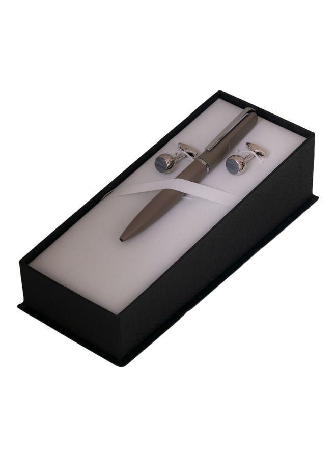 phoneme Cufflinks and Pen Set - Image 3