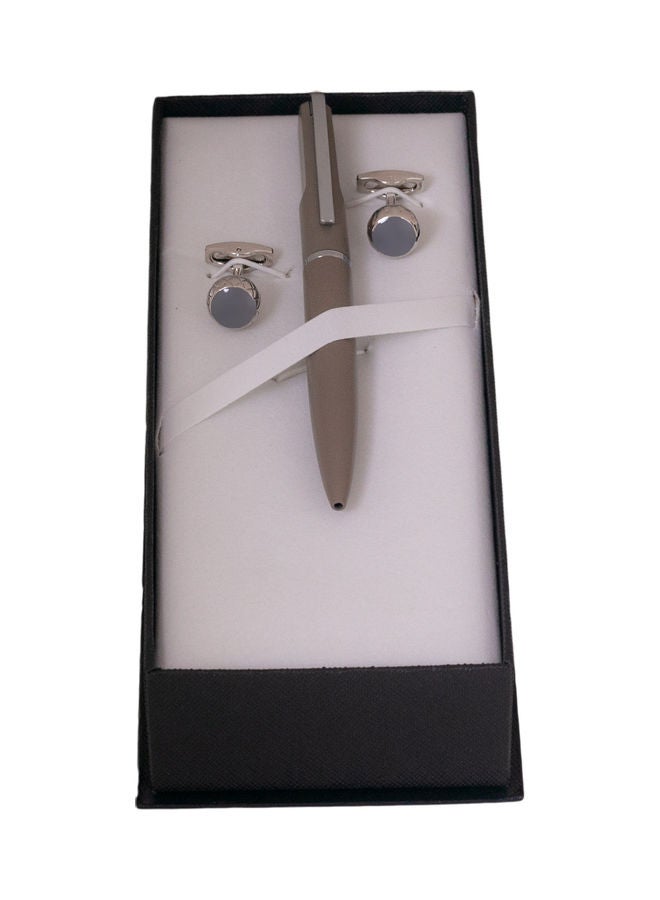 phoneme Cufflinks and Pen Set - Image 4